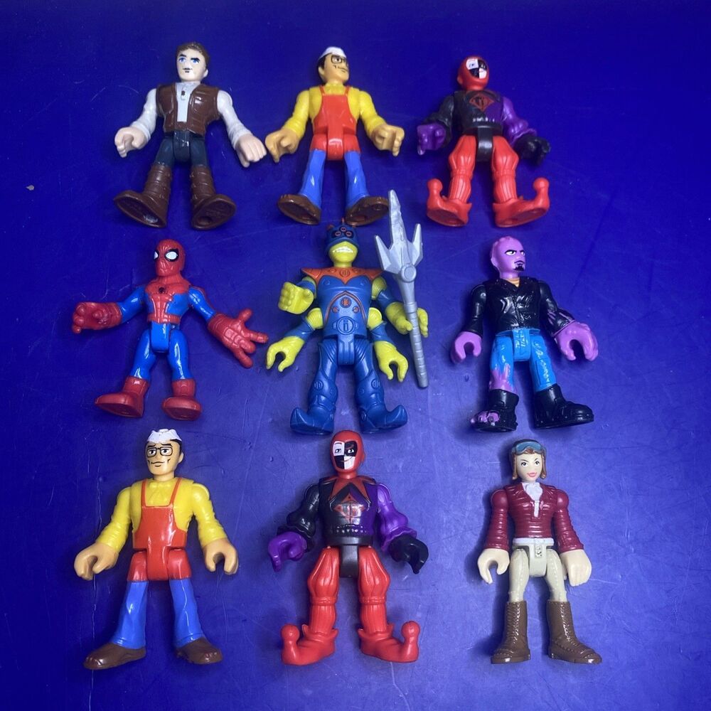 Fisher-Price Imaginext Collectible Figures Series 6 & 9 Jester Spider-Man Mutant
